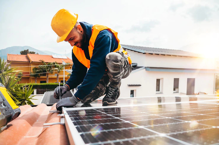 solar panel installation