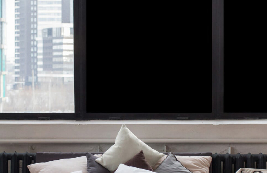 Blackout window film