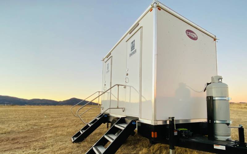 Portable restroom rental