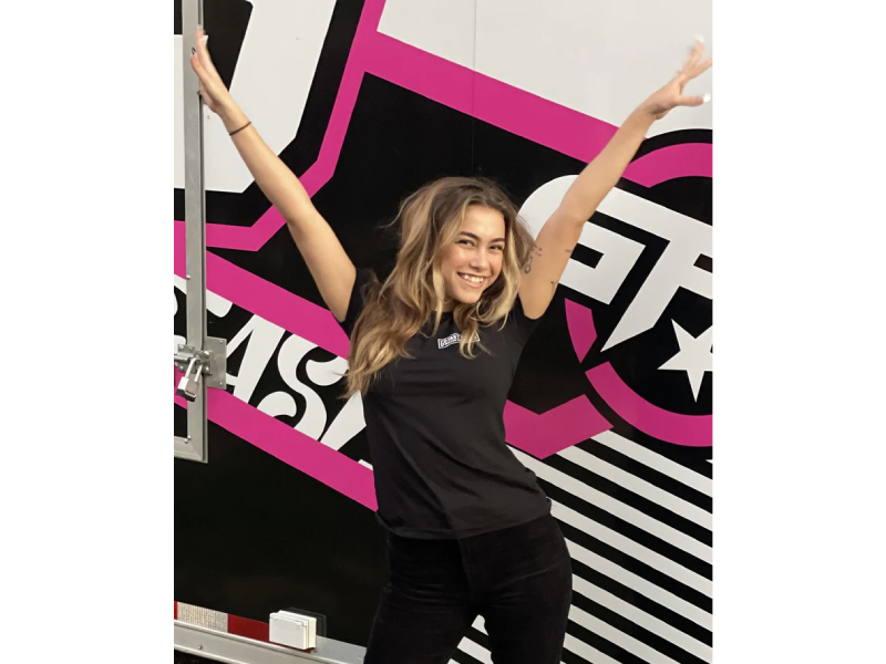 girls racing t-shirt