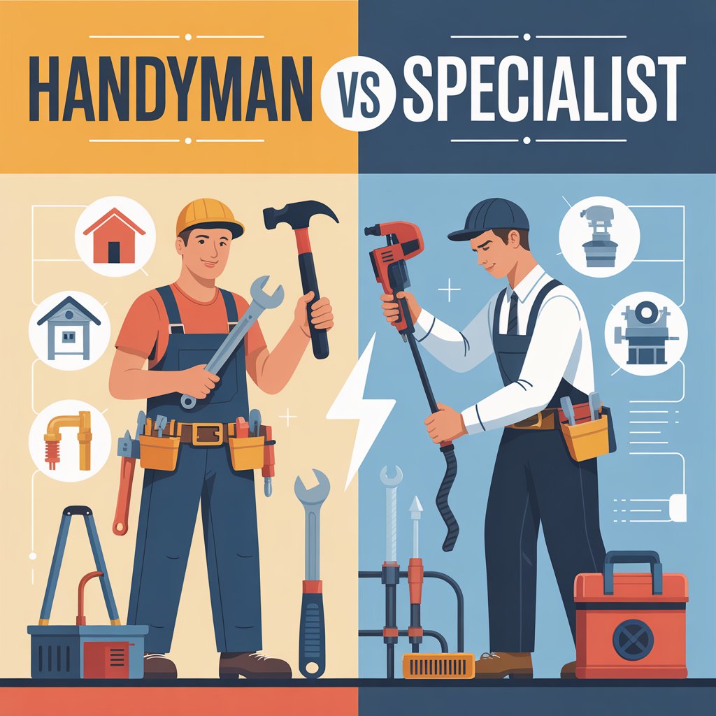 handyman vs specialist